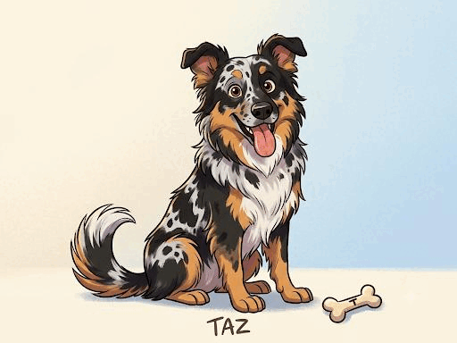 Taz, la mascota de QwertyBite